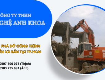 Dịch vụ phá dỡ công trình trọn gói chuyên nghiệp tại Hồ Chí Minh
